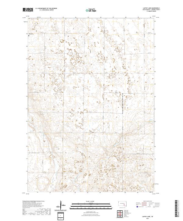 USGS Topographic Map – Laffey Lake