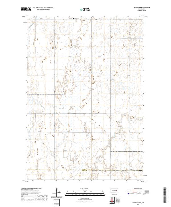 USGS Topographic Map – Lake Byron NW