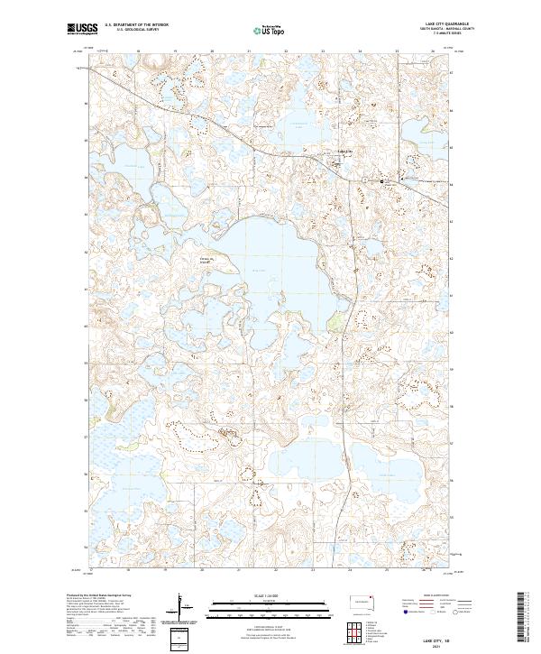 USGS Topographic Map – Lake City