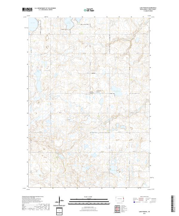 USGS Topographic Map – Lake Francis