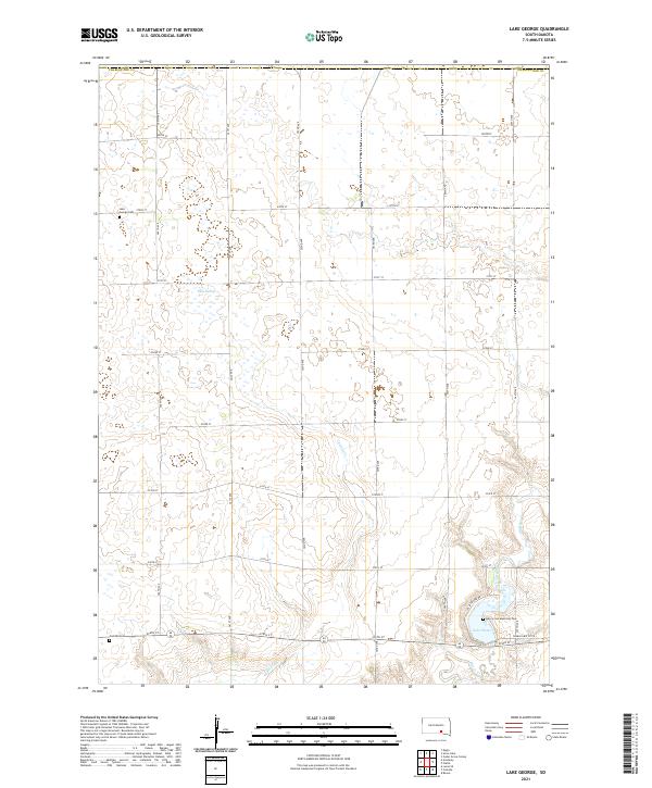 USGS Topographic Map – Lake George