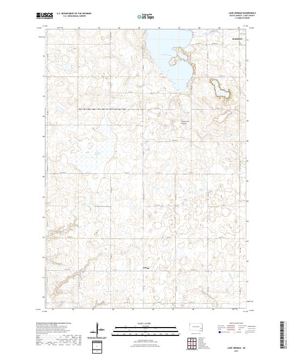 USGS Topographic Map – Lake Herman