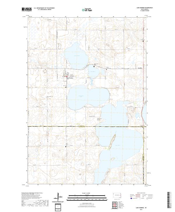 USGS Topographic Map – Lake Norden