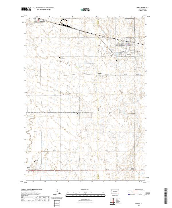 USGS Topographic Map – Lennox