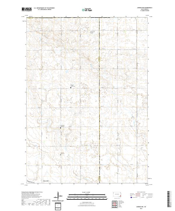 USGS Topographic Map – Lennox NW