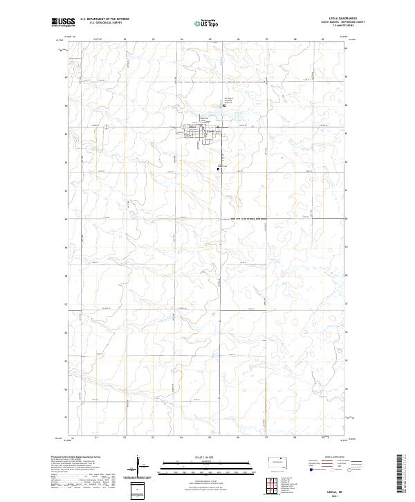 USGS Topographic Map – Leola