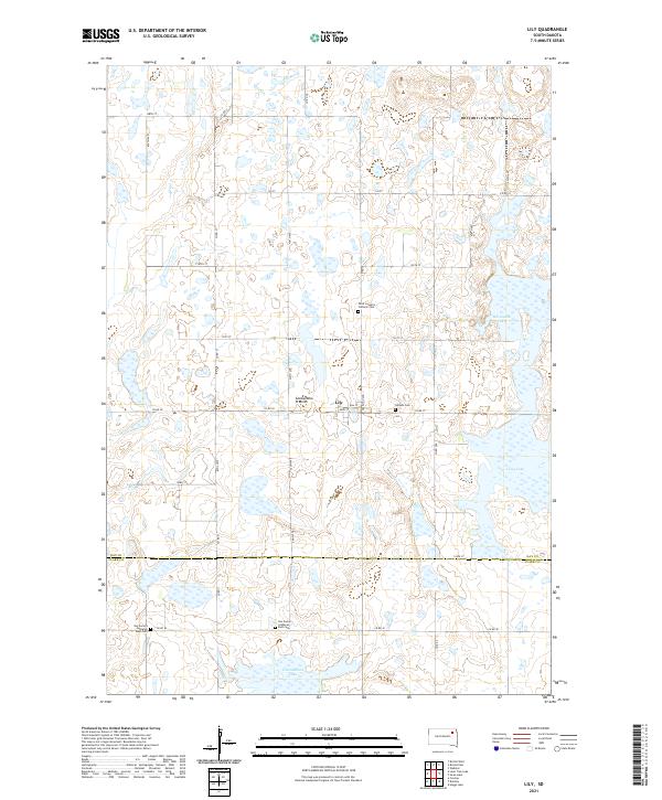 USGS Topographic Map – Lily