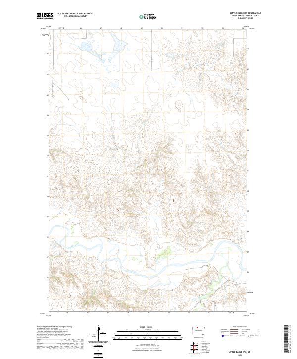 USGS Topographic Map – Little Eagle NW
