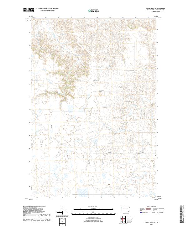 USGS Topographic Map – Little Eagle SE