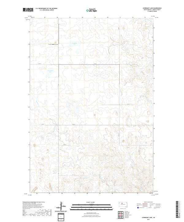 USGS Topographic Map – Livermant Lake