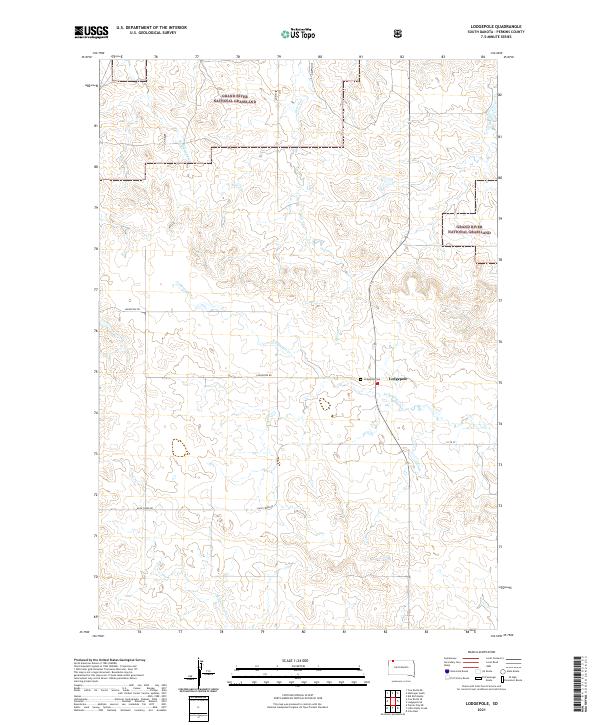 USGS Topographic Map – Lodgepole