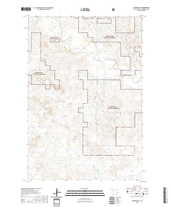 USGS Topographic Map – Lodgepole SE