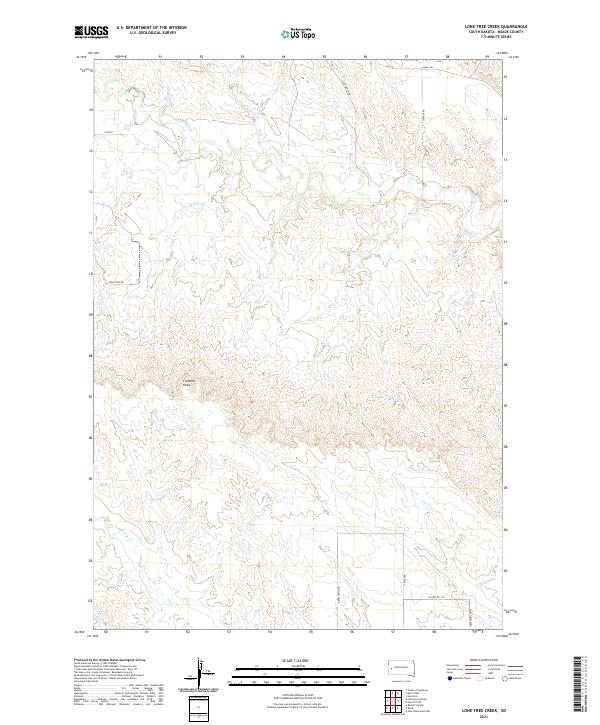 USGS Topographic Map – Lone Tree Creek