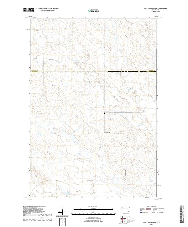 USGS Topographic Map – Lone Tree Draw East