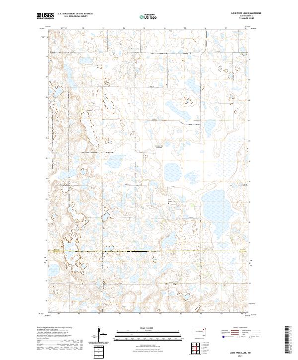USGS Topographic Map – Lone Tree Lake