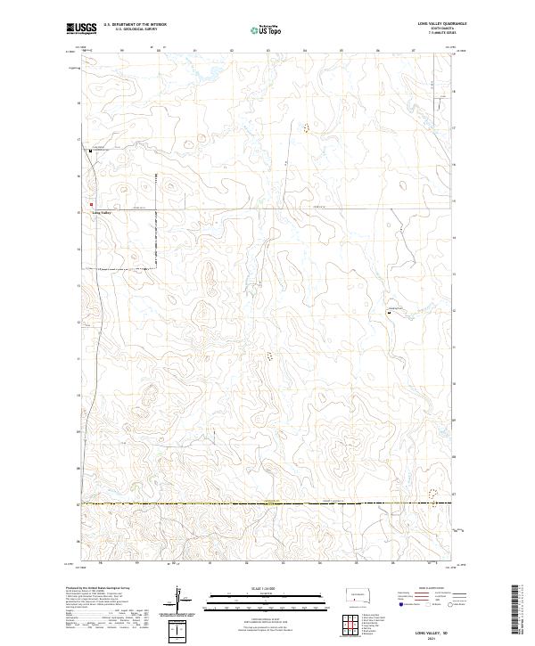 USGS Topographic Map – Long Valley