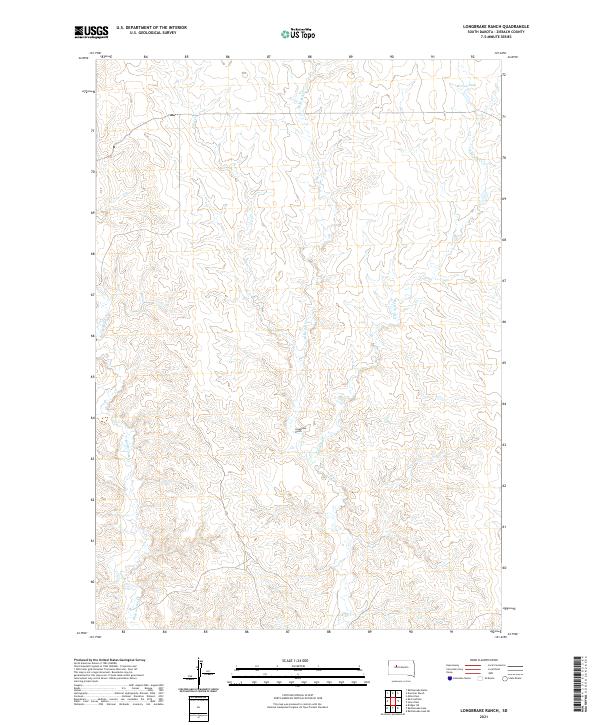 USGS Topographic Map – Longbrake Ranch