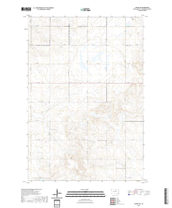 USGS Topographic Map – Lowry NW