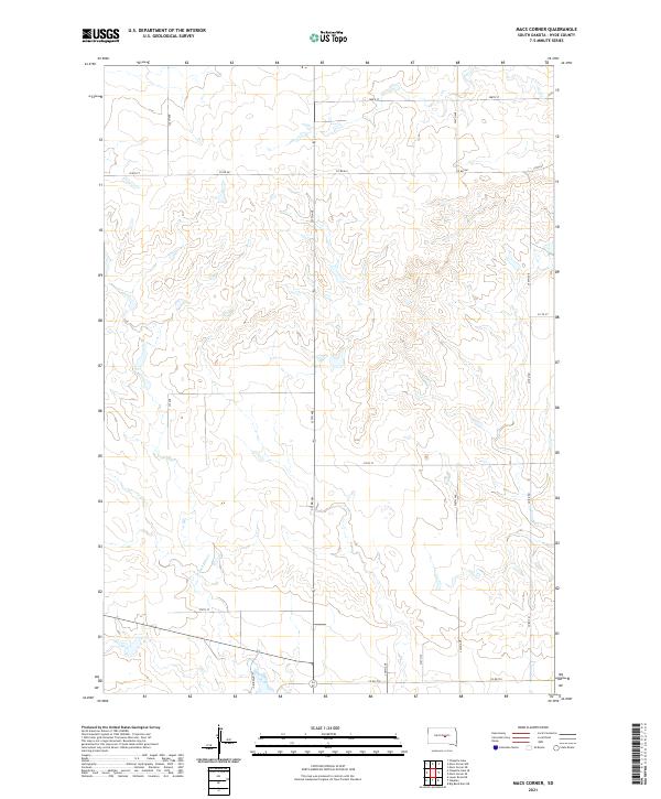 USGS Topographic Map – Macs Corner