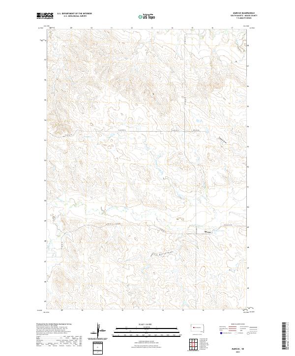 USGS Topographic Map – Marcus