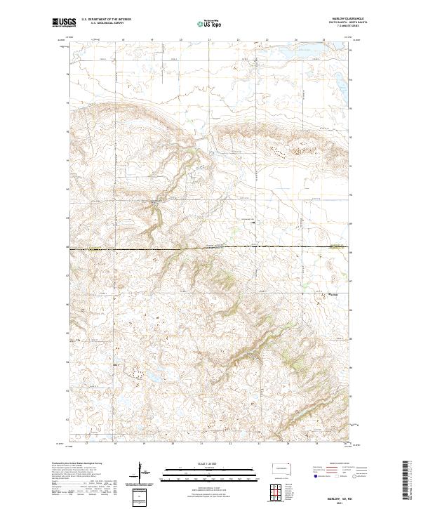 USGS Topographic Map – Marlow