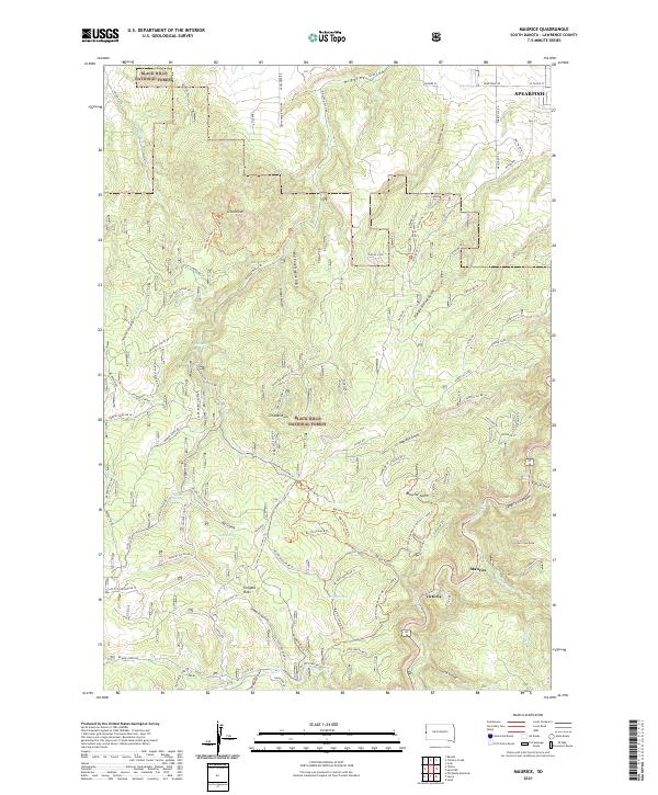 USGS Topographic Map – Maurice