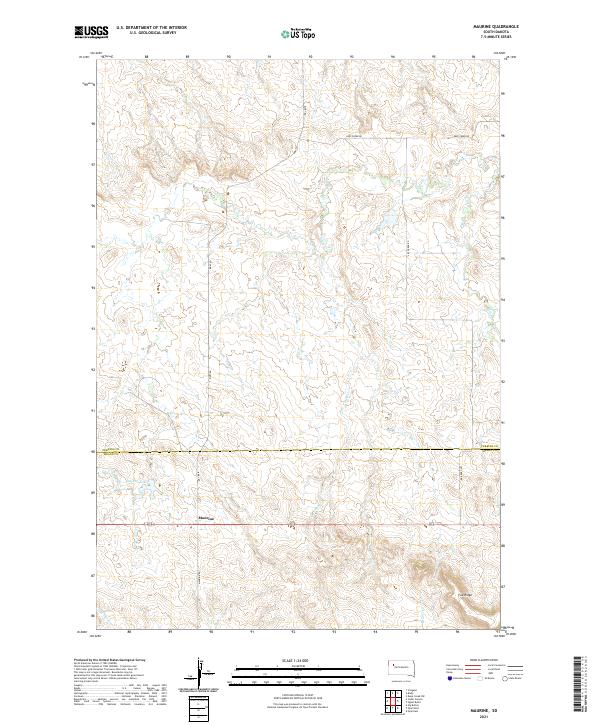 USGS Topographic Map – Maurine