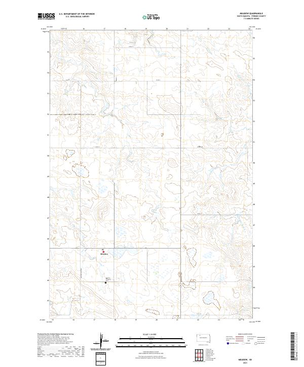 USGS Topographic Map – Meadow