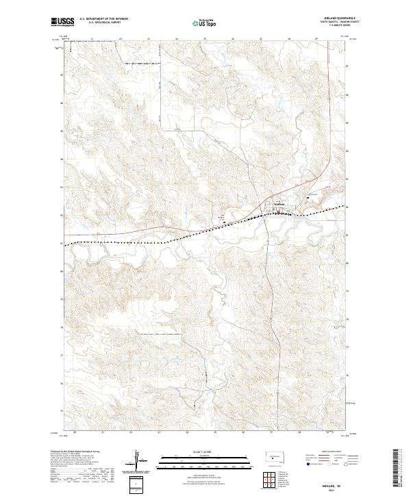 USGS Topographic Map – Midland