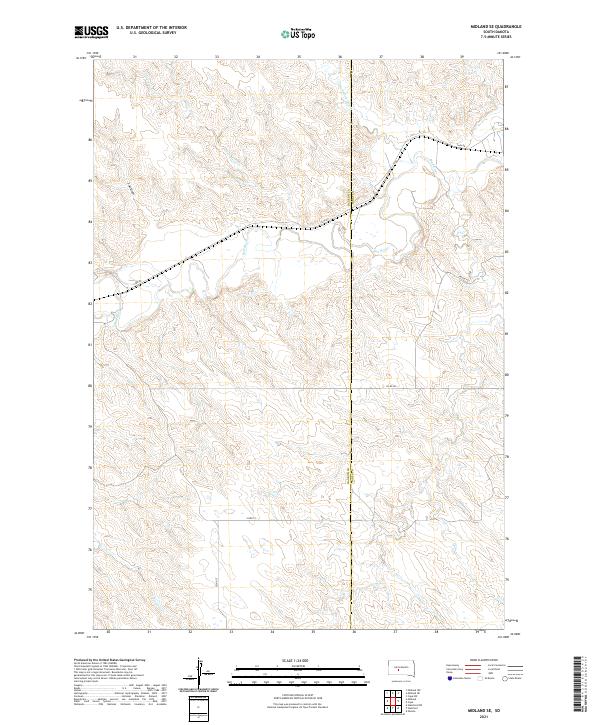 USGS Topographic Map – Midland SE
