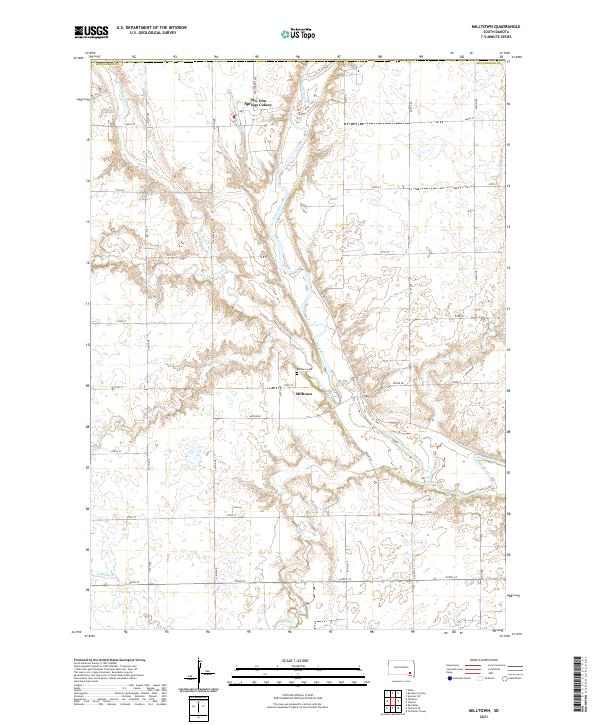 USGS Topographic Map – Milltown