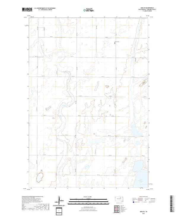 USGS Topographic Map – Mina SE