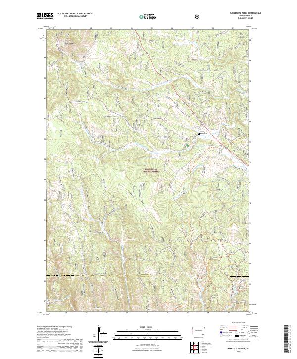 USGS Topographic Map – Minnesota Ridge