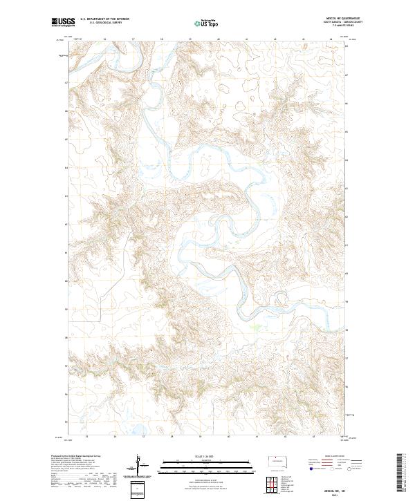 USGS Topographic Map – Miscol NE