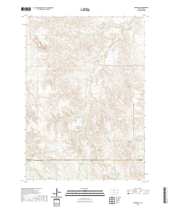 USGS Topographic Map – Mission NE