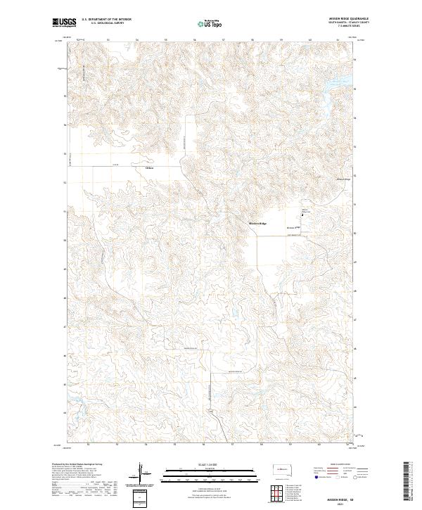 USGS Topographic Map – Mission Ridge