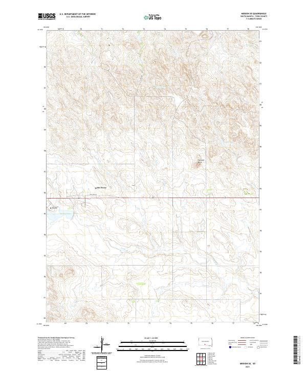 USGS Topographic Map – Mission SE