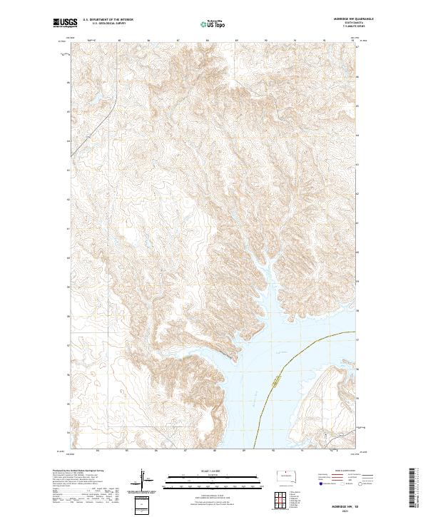 USGS Topographic Map – Mobridge NW