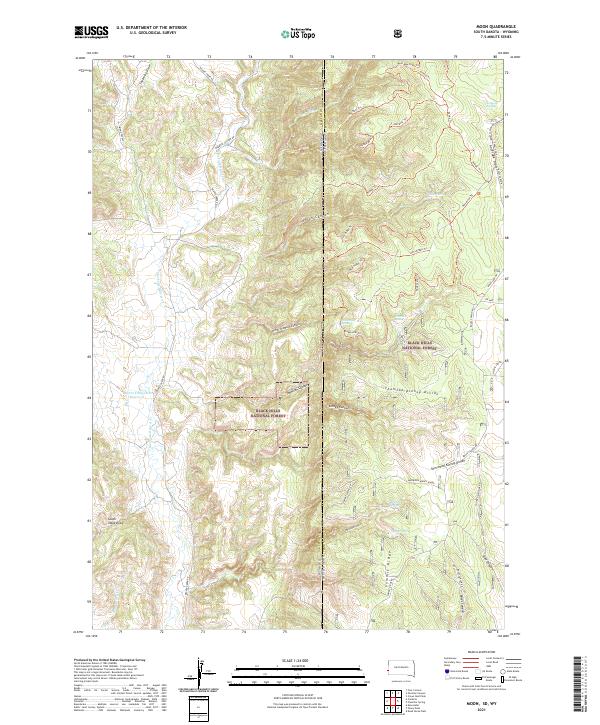USGS Topographic Map – Moon