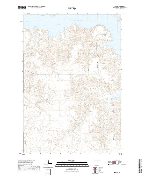 USGS Topographic Map – Moreau