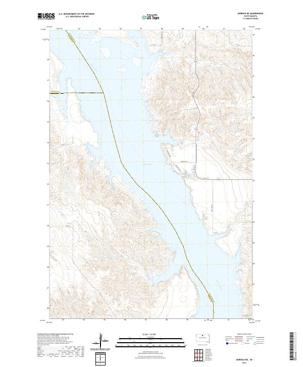 USGS Topographic Map – Moreau NE