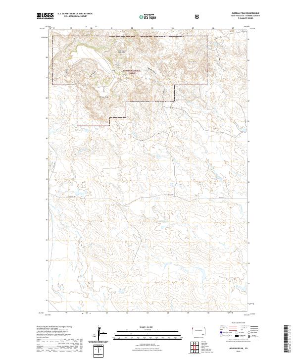 USGS Topographic Map – Moreau Peak