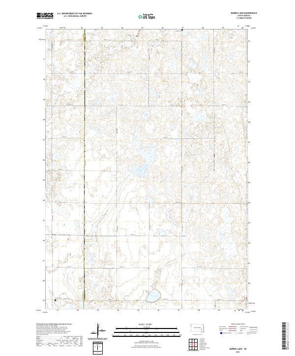 USGS Topographic Map – Morris Lake