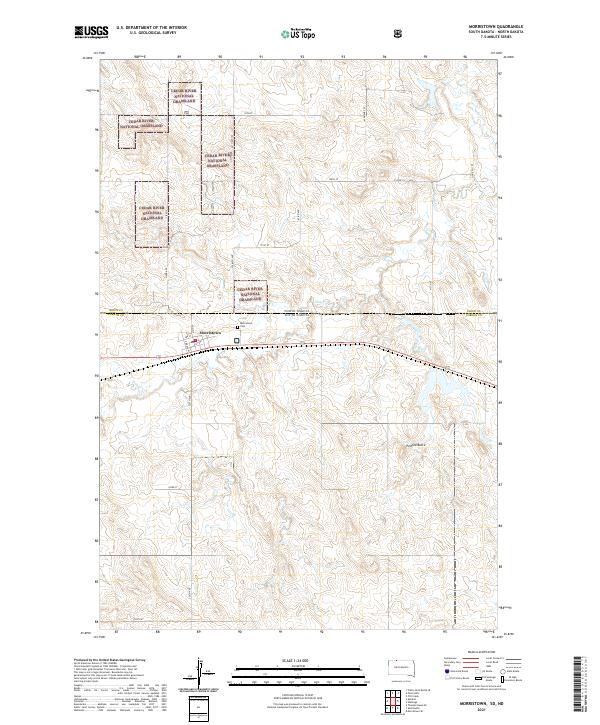 USGS Topographic Map – Morristown