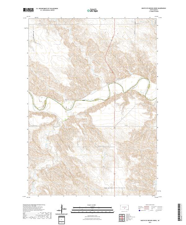 USGS Topographic Map – Mouth of Mission Creek