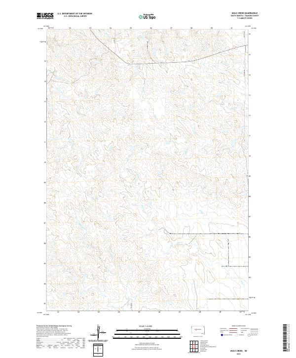 USGS Topographic Map – Mule Creek