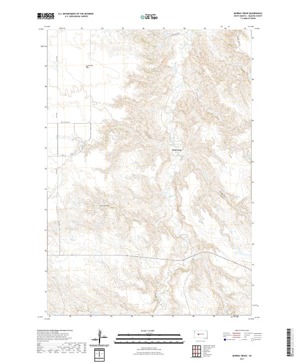 USGS Topographic Map – Murray Draw