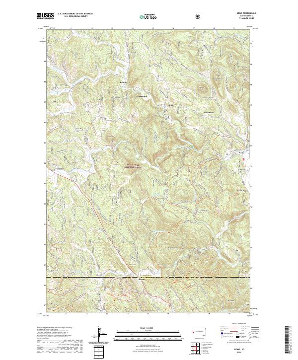 USGS Topographic Map – Nemo