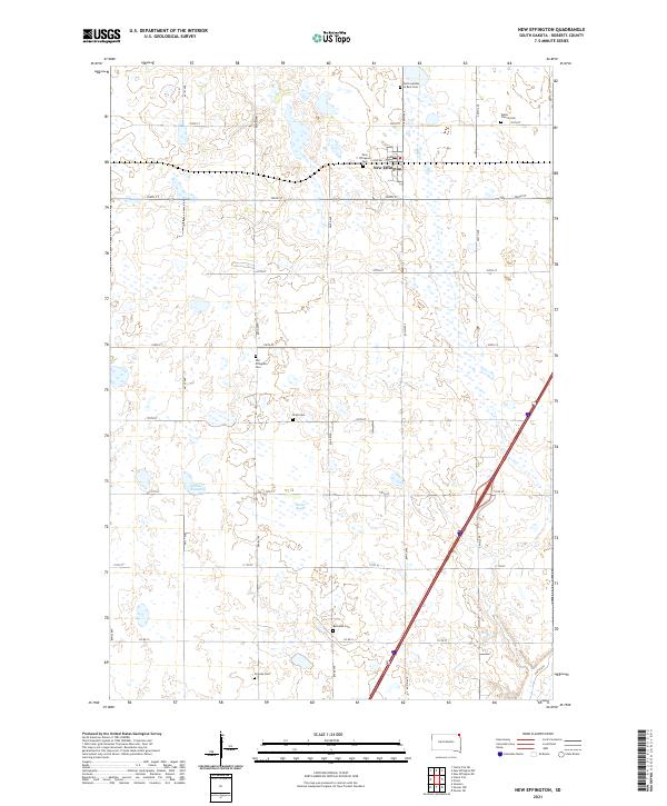 USGS Topographic Map – New Effington