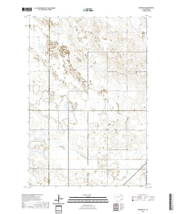 USGS Topographic Map – Newark SW